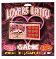 Lovers Lotto Game Card Bachelorette Party Scratchers